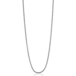 42 cm ZINZI zilveren palmier ketting ZILC-P42