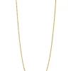 42cm ZINZI Gold 14 krt anker ketting 0,9mm breed, ideaal om je hanger aan te bevestigen ZGLA42-09