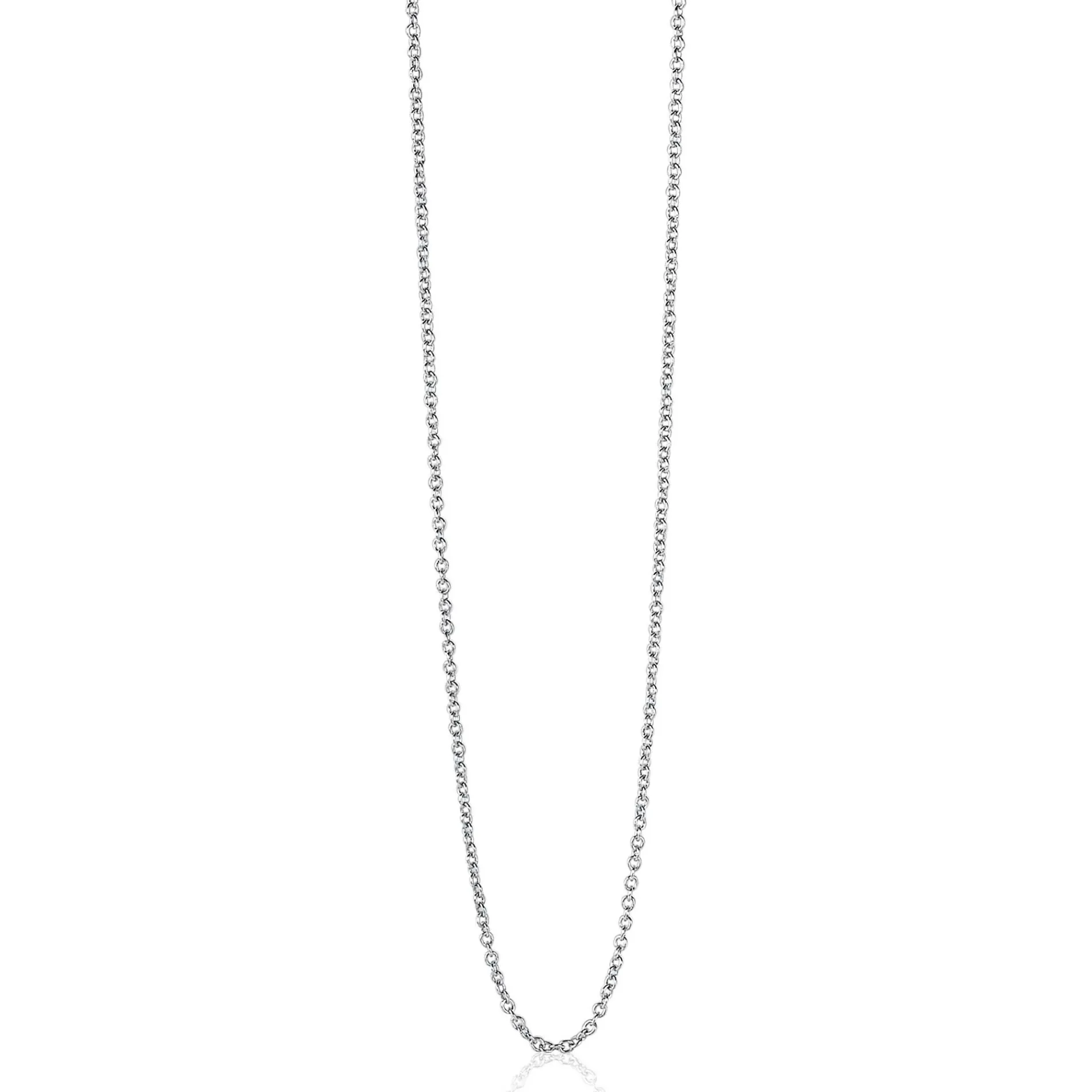 42cm ZINZI zilveren anker ketting ZILC-A42