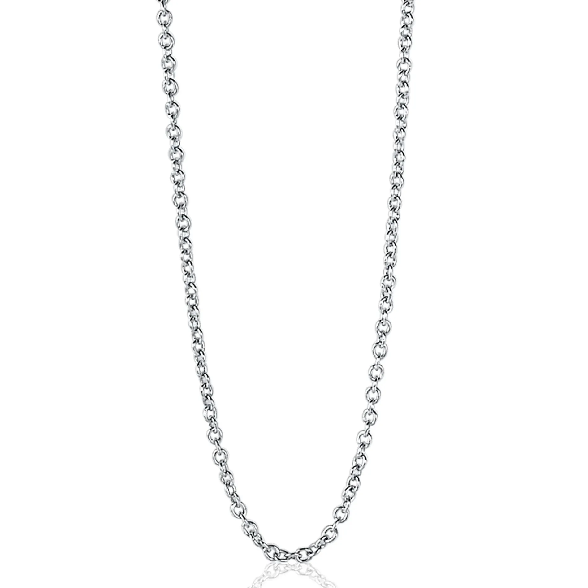 45cm ZINZI zilveren anker ketting ZILC-A45