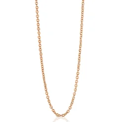 90cm ZINZI zilveren anker ketting rosé verguld ZILC-A90R