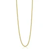 60cm ZINZI zilveren gourmet ketting gold plated. ZILC-G60G