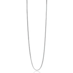 45cm ZINZI zilveren gourmet ketting ZILC-G45