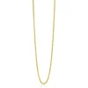 45cm ZINZI zilveren jasseron ketting geel verguld ZILC-J45G