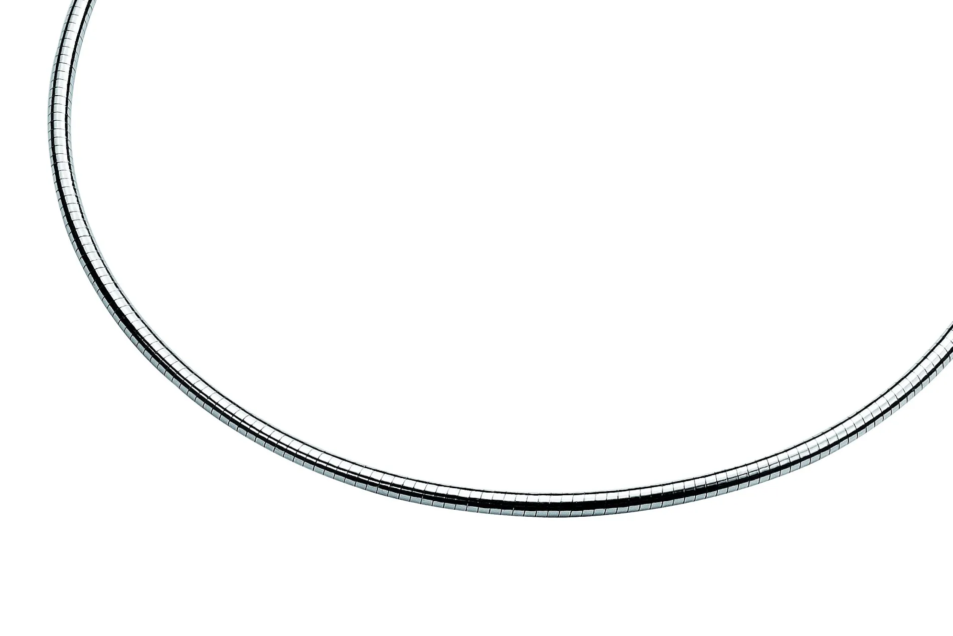 43cm Zinzi zilveren omega collier 3mm breed ZIOM3-43