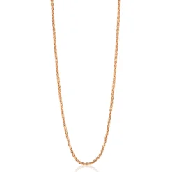 42cm ZINZI zilveren palmier ketting rosé verguld ZILC-P42R