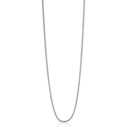45cm ZINZI zilveren palmier ketting ZILC-P45