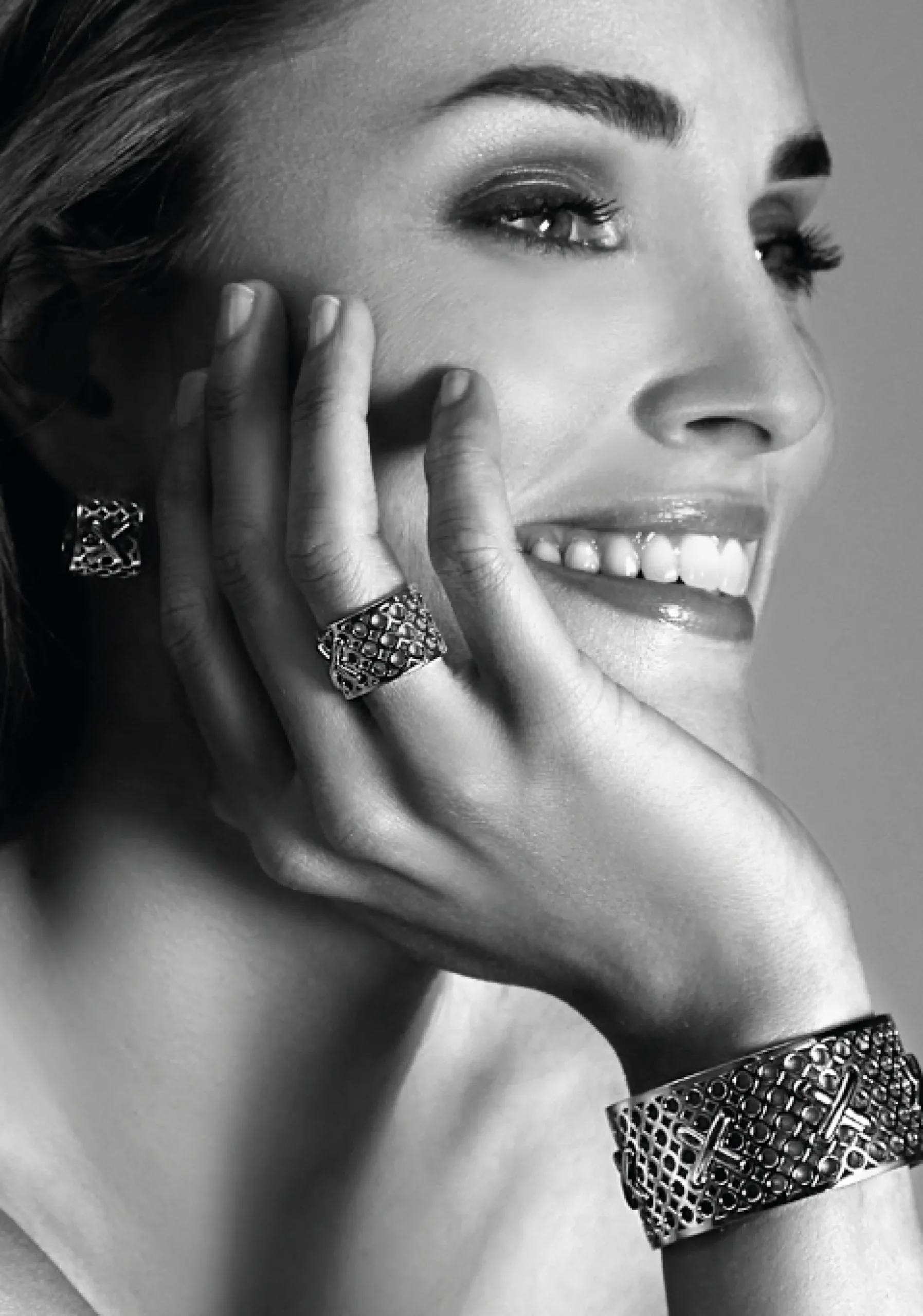 Mart Visser by ZINZI zilveren fantasie klem armband glad 28mm MVA15