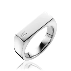 Mart Visser by ZINZI zilveren ring glad MVR5
