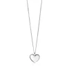 20mm ZINZI zilveren hanger glad hart voor gravure ZIH2346-20 (zonder collier)