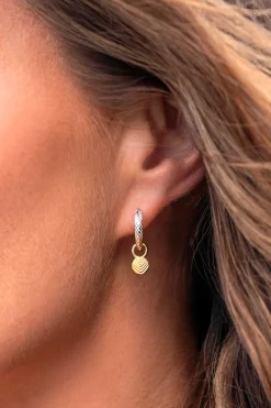 15mm ZINZI zilveren oorringen met veertjesmotief 3mm breed en luxe klapsluiting ZIO2644