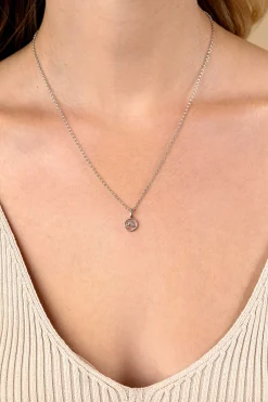 9mm ZINZI zilveren Weegschaal sterrenbeeldhanger bezet met witte zirconia ZIH-WEE (zonder collier)
