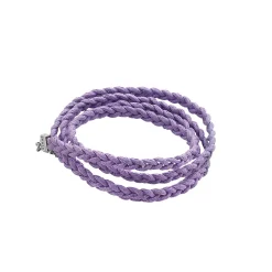Zinzi by Fatima wikkelarmband paars 75cm ZBF11P