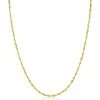 ZINZI Gold 14 karaat gouden massieve Singapore ketting 1,8mm breed 41-43cm ZGC501