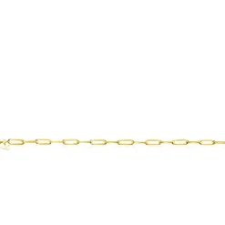 ZINZI Gold 14 krt gouden closed for ever schakelarmband 4,5mm breed 18,5cm ZGA453