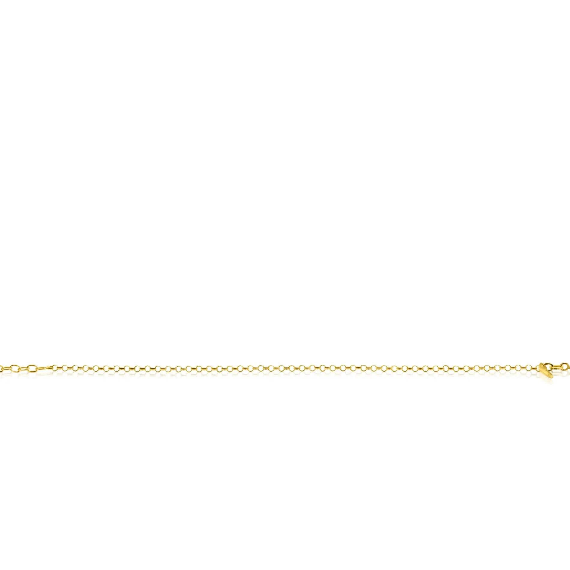 ZINZI Gold 14 krt gouden jasseron armband 2,2mm breed 18-20cm ZGA441