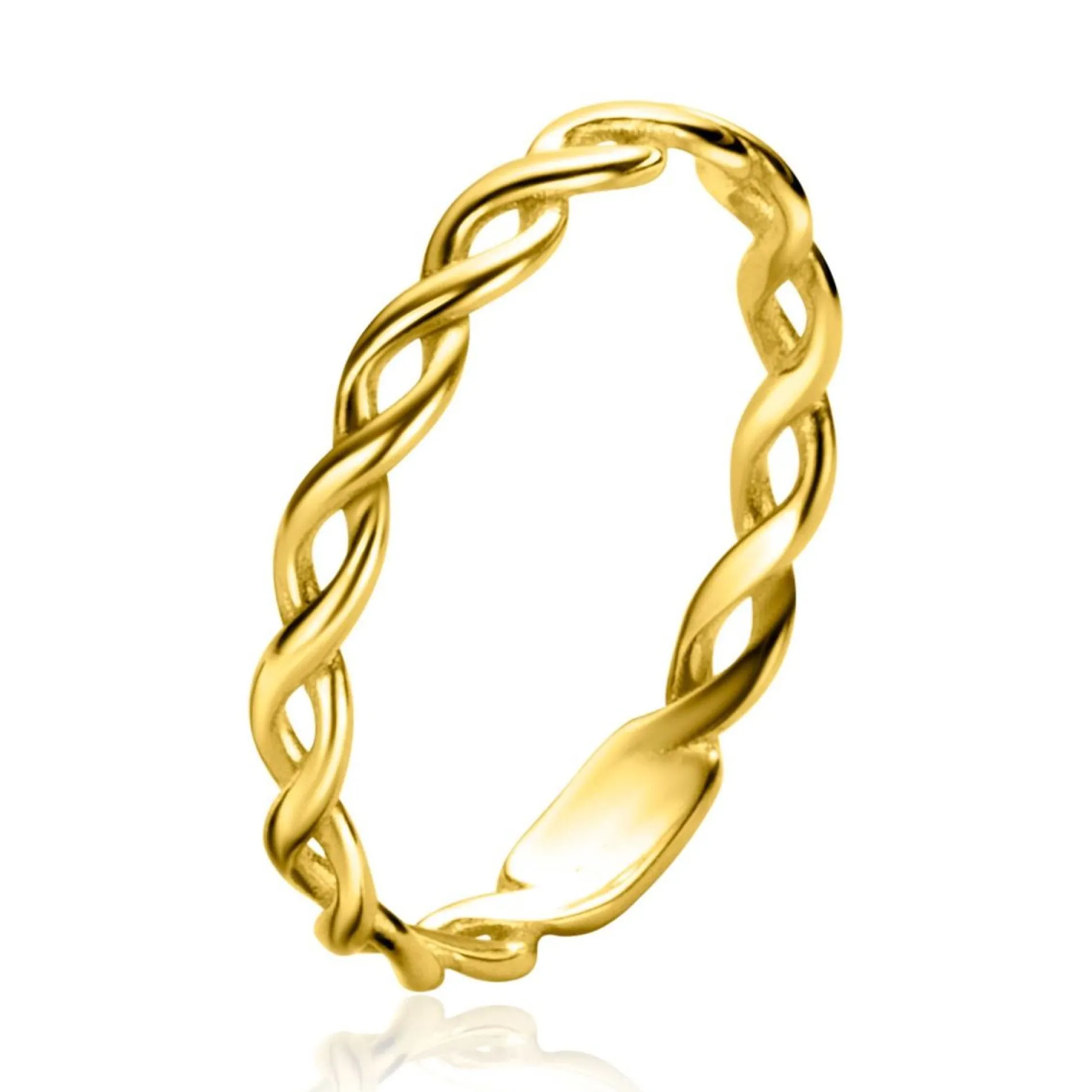 ZINZI Gold 14 krt gouden ring Infinity 2,5mm breed ZGR367