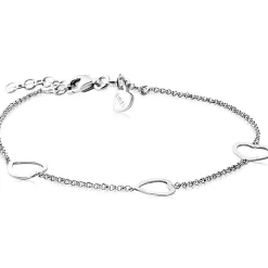 Zinzi zilveren armband hart 17-20cm ZIA1188