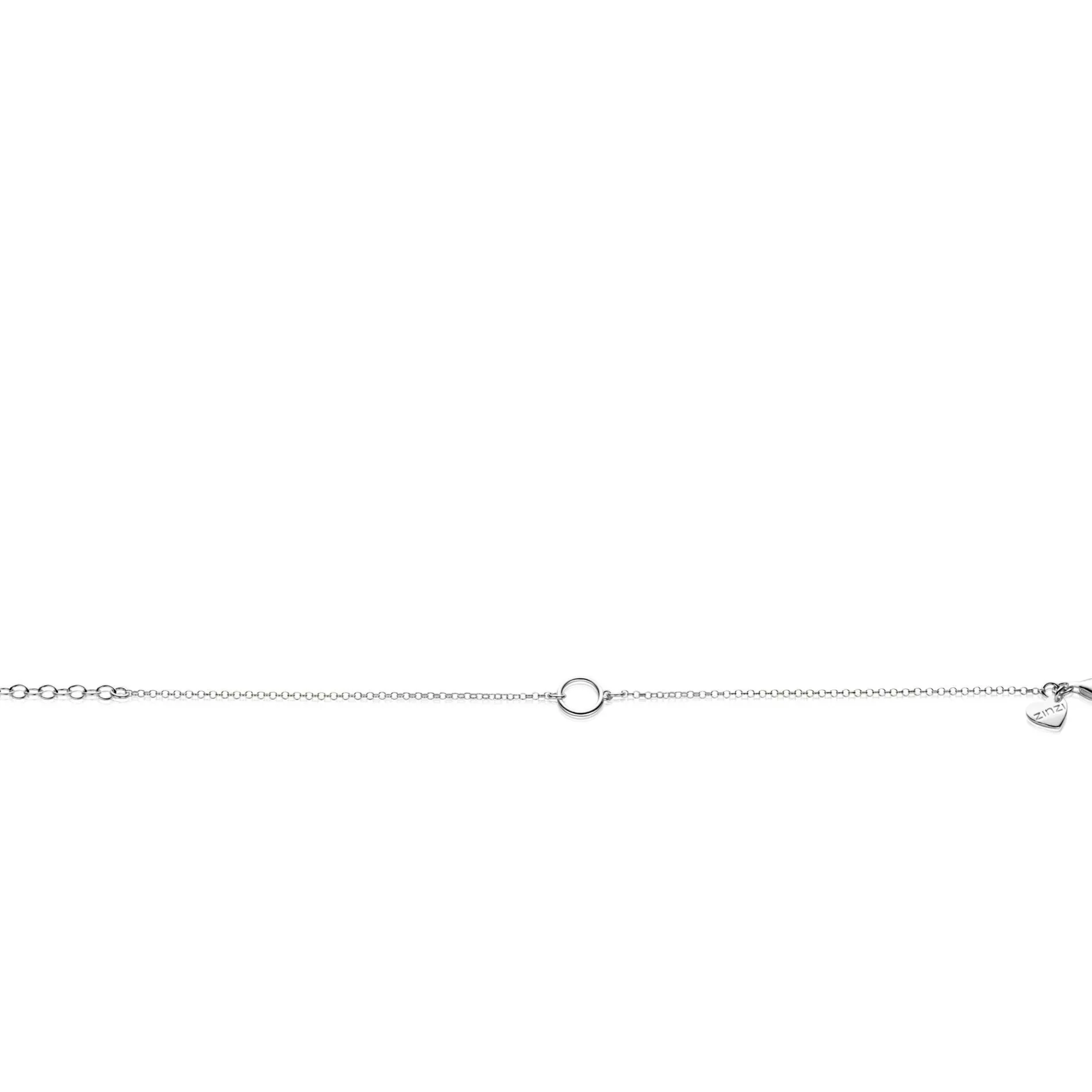 ZINZI zilveren armband met open rondje 16,5-19cm ZIA2523