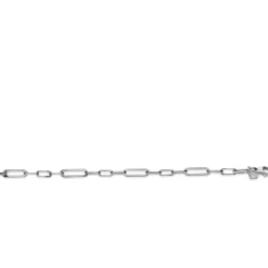 ZINZI zilveren armband met ovale closed for ever schakels 6mm breed ZIA1990