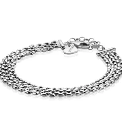 ZINZI zilveren armband met 8mm brede rolex-style schakel 16,5-20cm ZIA2289