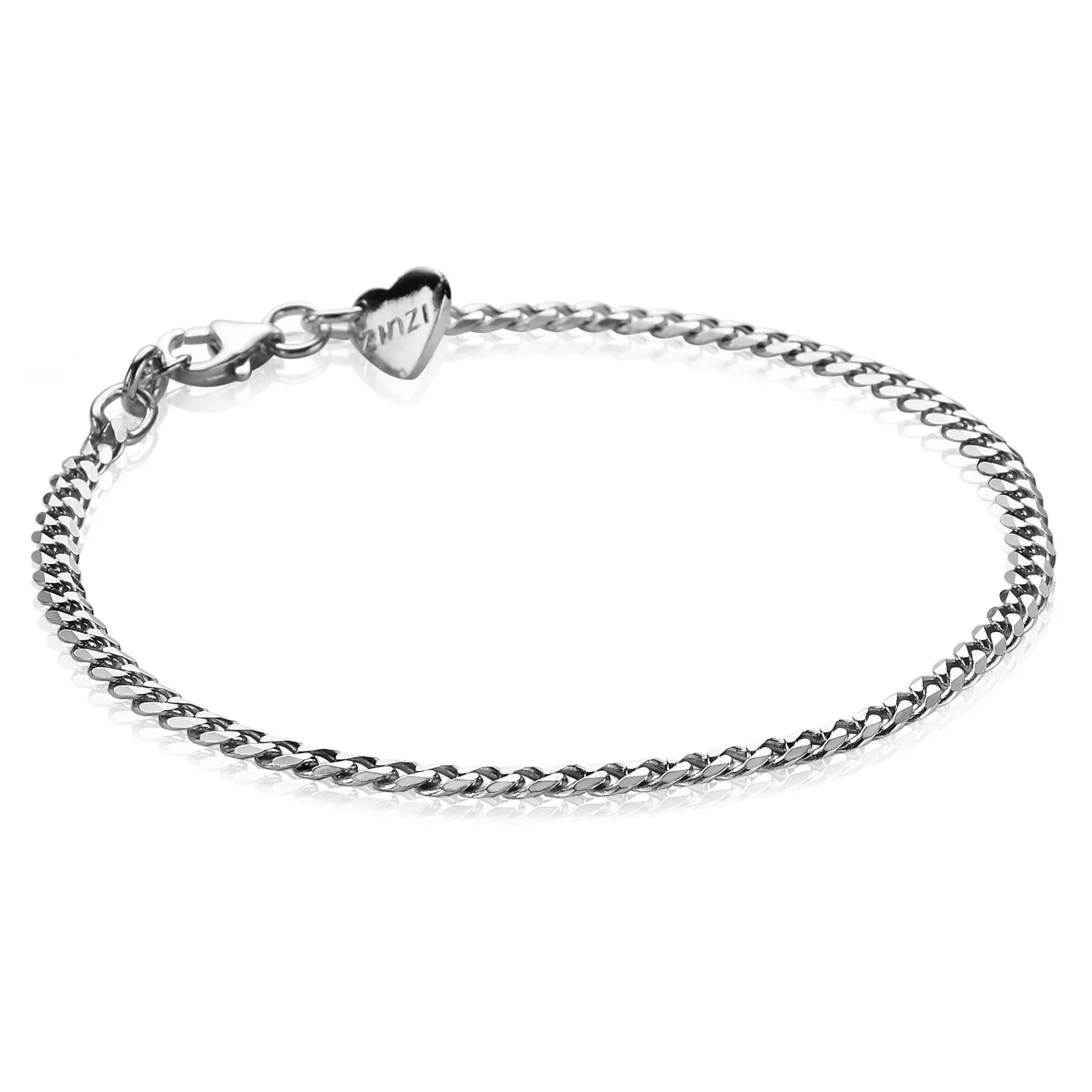 ZINZI zilveren armband 3mm gourmet ZIA1418