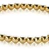ZINZI zilveren bolletjes armband geel verguld 4mm breed 17-20cm ZIA1010G