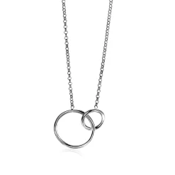 Zinzi zilveren collier ronde vormen 42-45cm ZIC1278