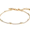 ZINZI zilveren fantasie armband geel verguld ovaal 16,5-20cm ZIA1655G