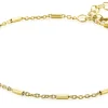 ZINZI zilveren fantasie armband geel verguld 17-20cm ZIA1648G