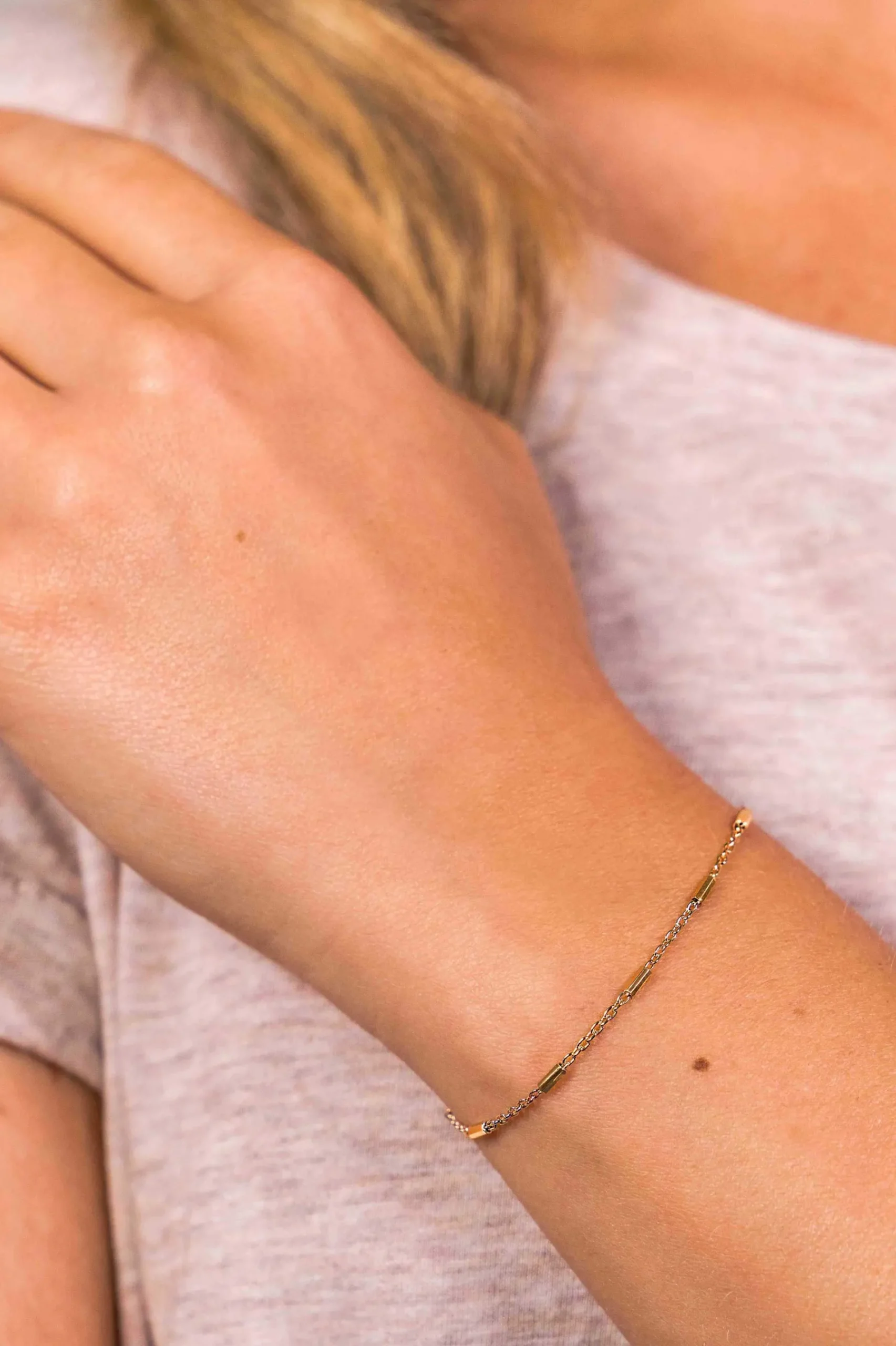 ZINZI zilveren fantasie armband geel verguld 17-20cm ZIA1648G