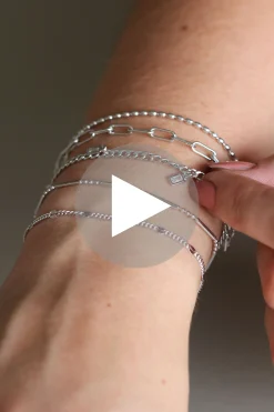 ZINZI zilveren fantasie armband met staafjes ZIA1452