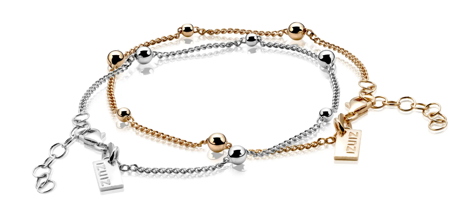 ZINZI zilveren fantasie armband 17-20 cm ZIA987