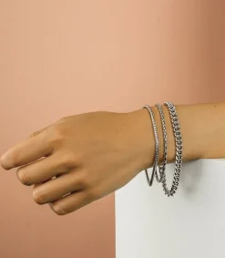 Zinzi zilveren gourmet armband 6,5mm breed 19cm ZIA1056
