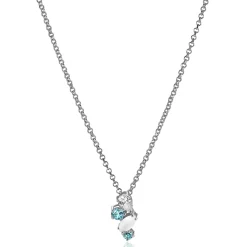 ZINZI zilveren hanger 15mm speelse vormen lichtblauw en witte zirconia ZIH2189