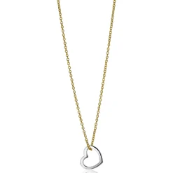 ZINZI zilveren hanger 12mm open hart ZIH2197