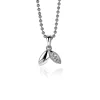 ZINZI zilveren hanger 12mm blaadjes witte zirconia ZIH2088 (zonder collier)