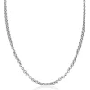 Zinzi zilveren jasseron collier 4,5mm breed 45cm ZIC1911