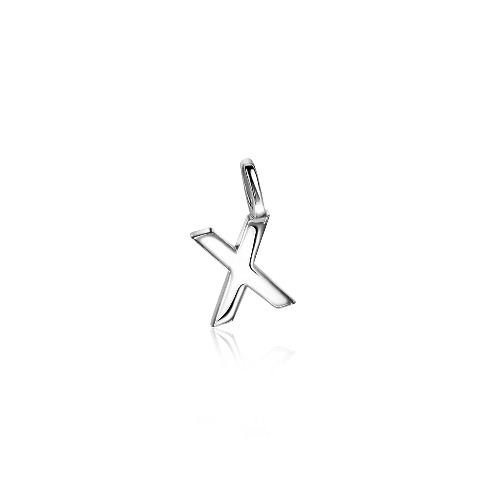 ZINZI zilveren letter hanger X ZIH2140X