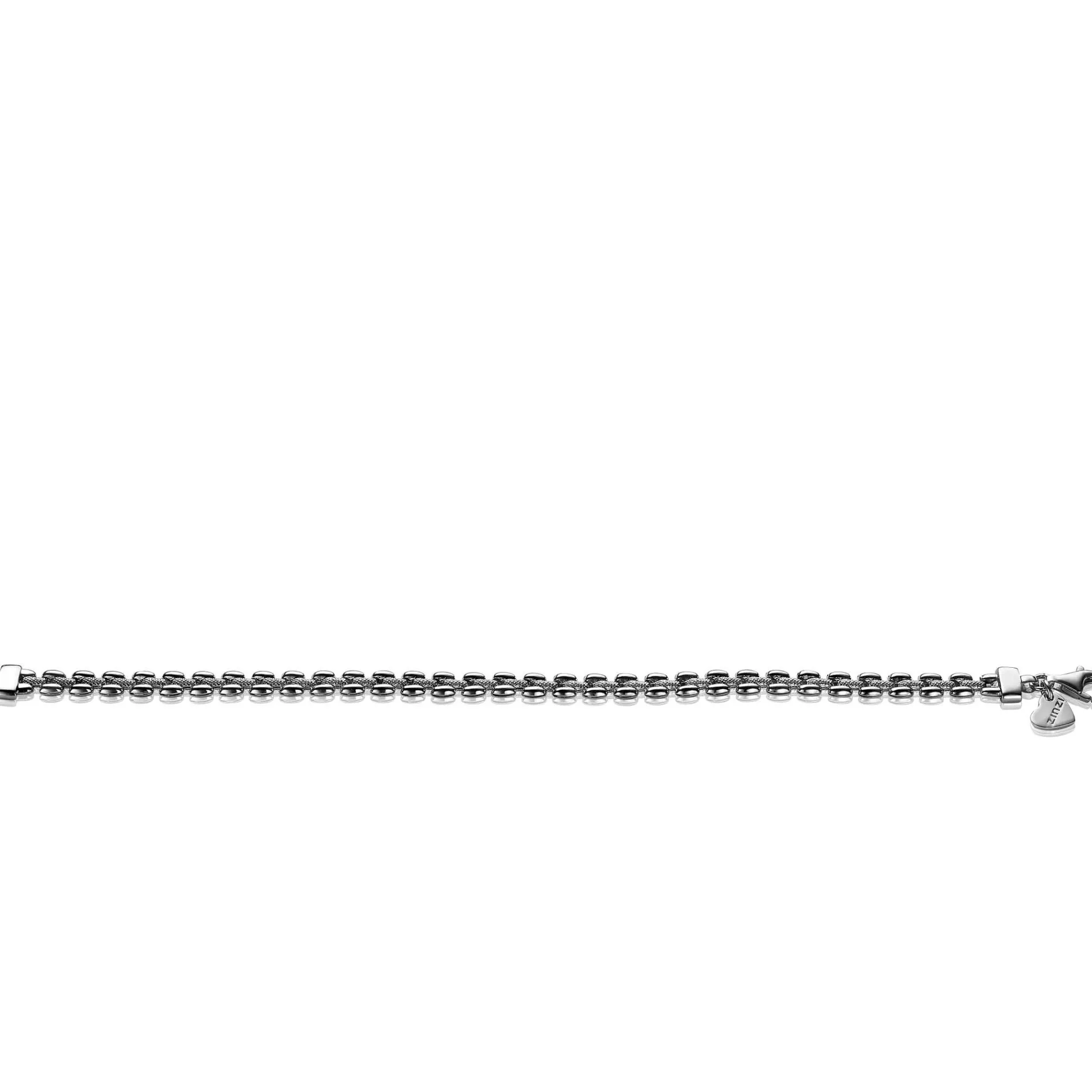ZINZI zilveren luxe armband met rolex-style schakels 5mm ZIA1997