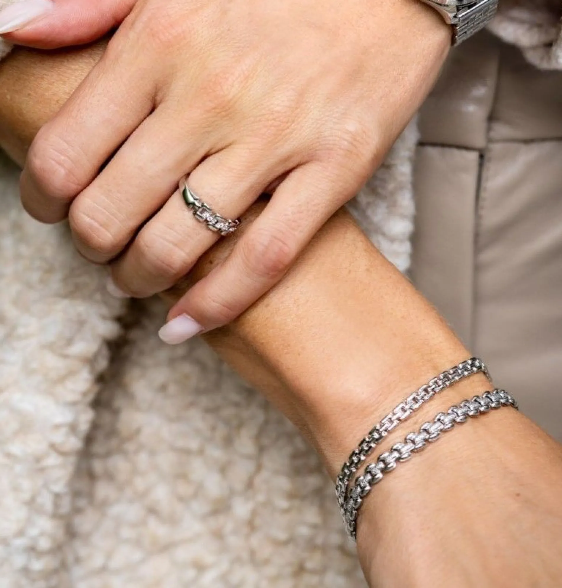 ZINZI zilveren luxe armband met rolex-style schakels 5mm ZIA1997