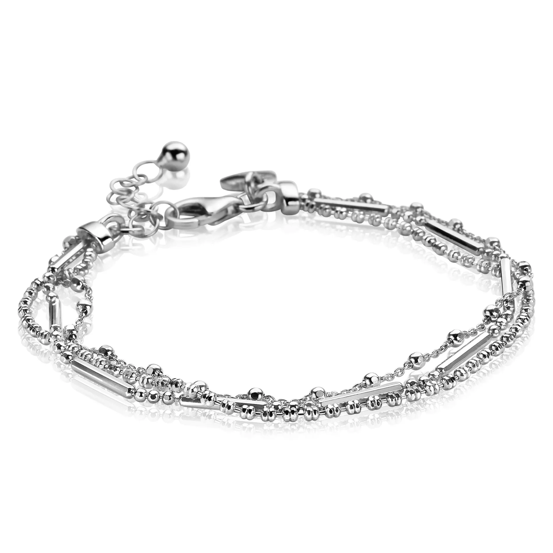 ZINZI zilveren multi-look armband ZIA1462
