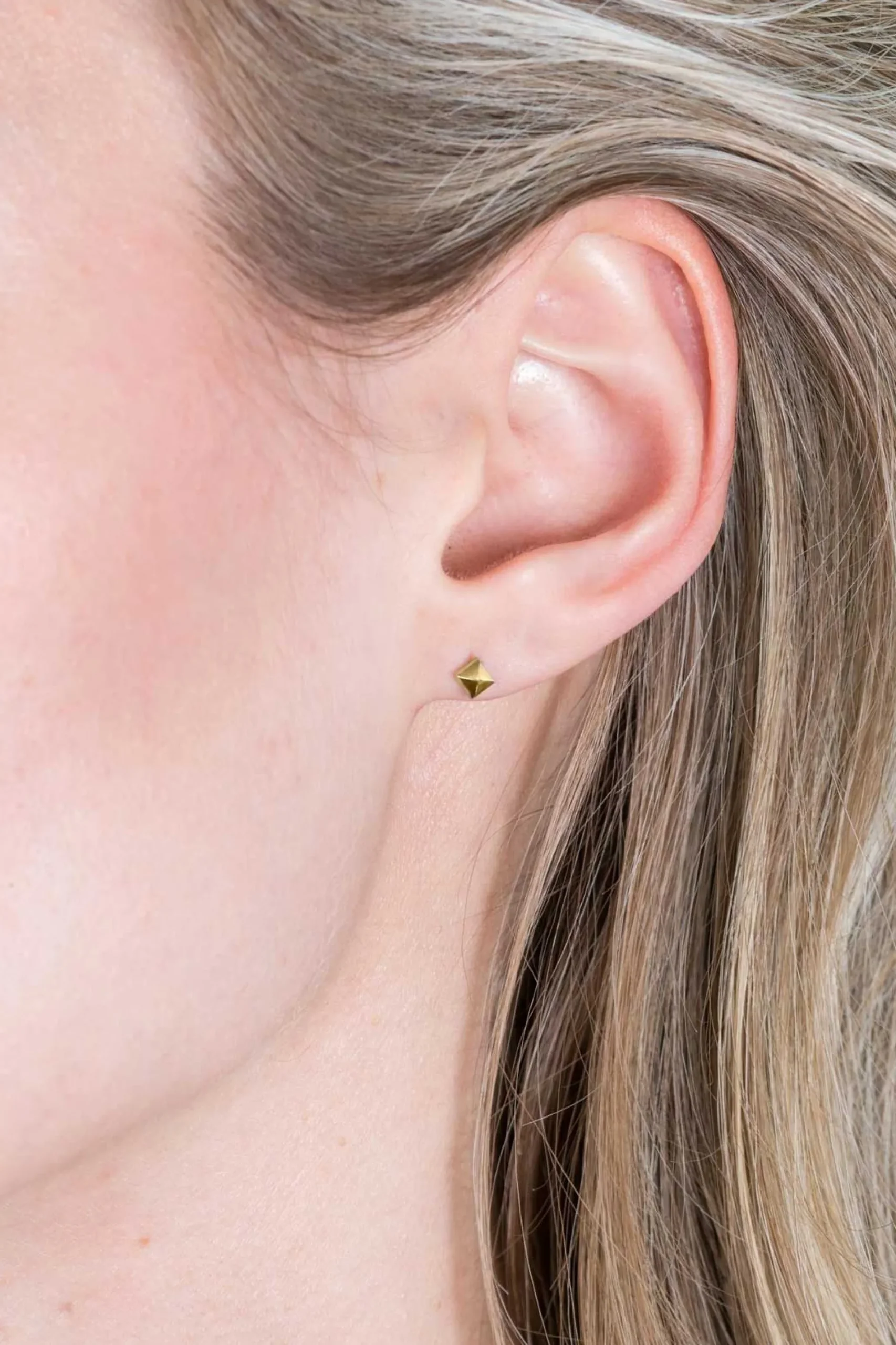 ZINZI zilveren oorknopjes 14K geel verguld 3mm studs ZIO2167G