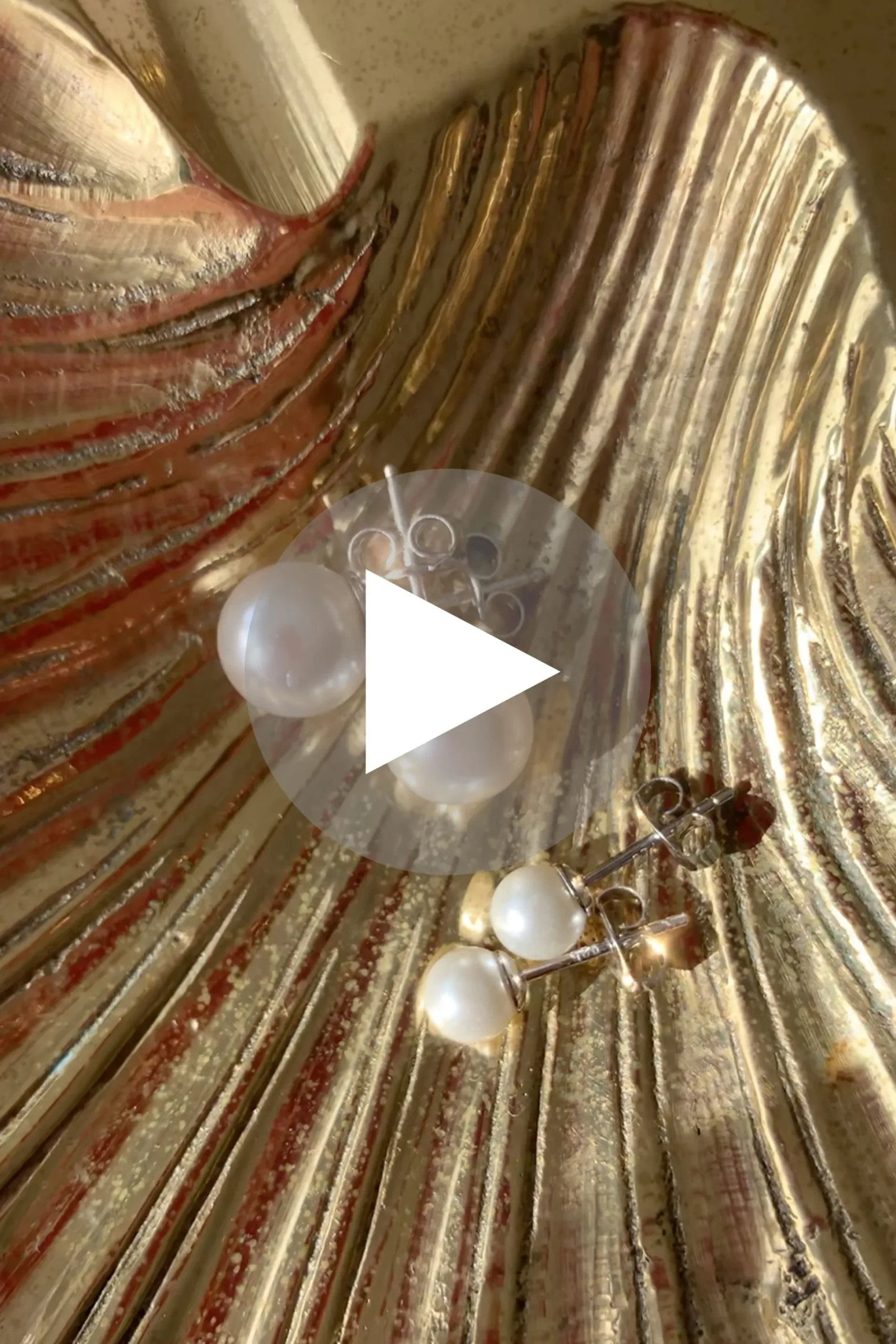ZINZI zilveren oorknoppen 6mm wit parel ZIO1317
