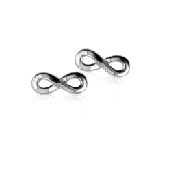 Zinzi zilveren oorknoppen infinity ZIO1065