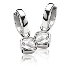Zinzi zilveren oorringen 15 x 3mm glad met luxe klapsluiting ZIO191