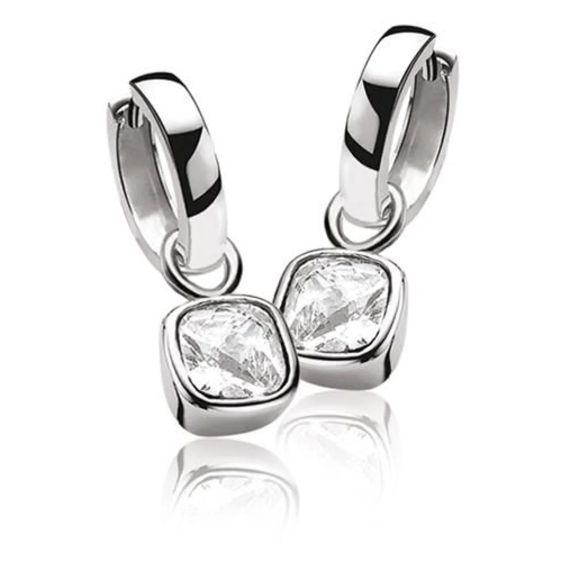 Zinzi zilveren oorringen 15 x 3mm glad met luxe klapsluiting ZIO191