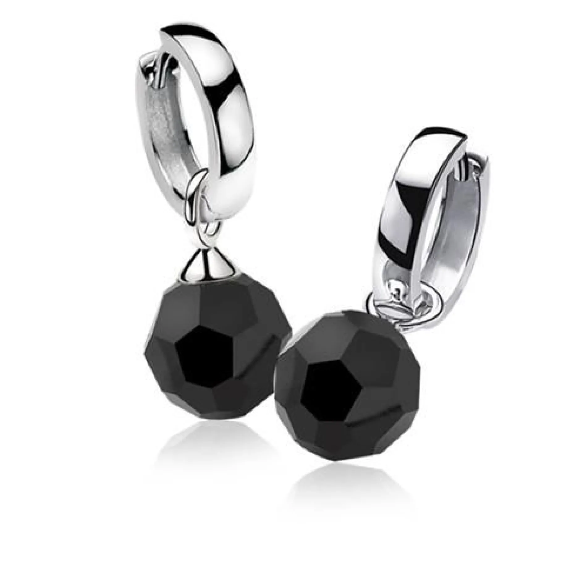 Zinzi zilveren oorringen 15 x 3mm glad met luxe klapsluiting ZIO191
