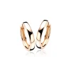 ZINZI zilveren oorringen rosé verguld 20 x 3mm ZIO190R