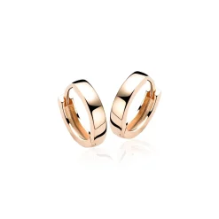 ZINZI zilveren oorringen rosé verguld 15 x 3mm ZIO191R